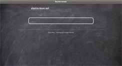 Desktop Screenshot of electro-team.net