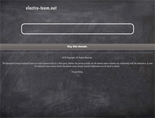 Tablet Screenshot of electro-team.net